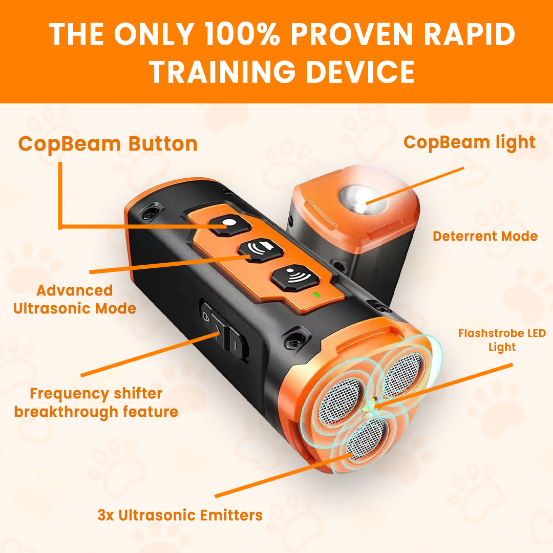 HushBark™- Bark silencer with flashlight
