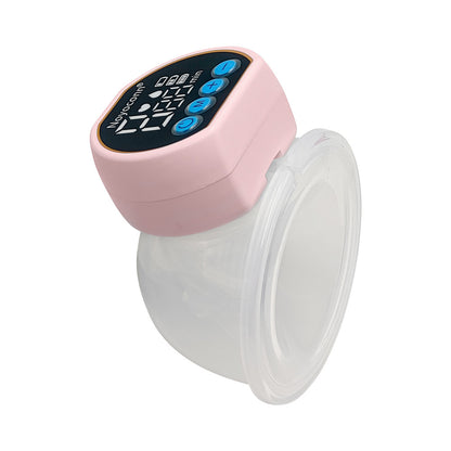 Hands-free, fully automatic, high-suction, silent, portable, wearable, electric milk suction device