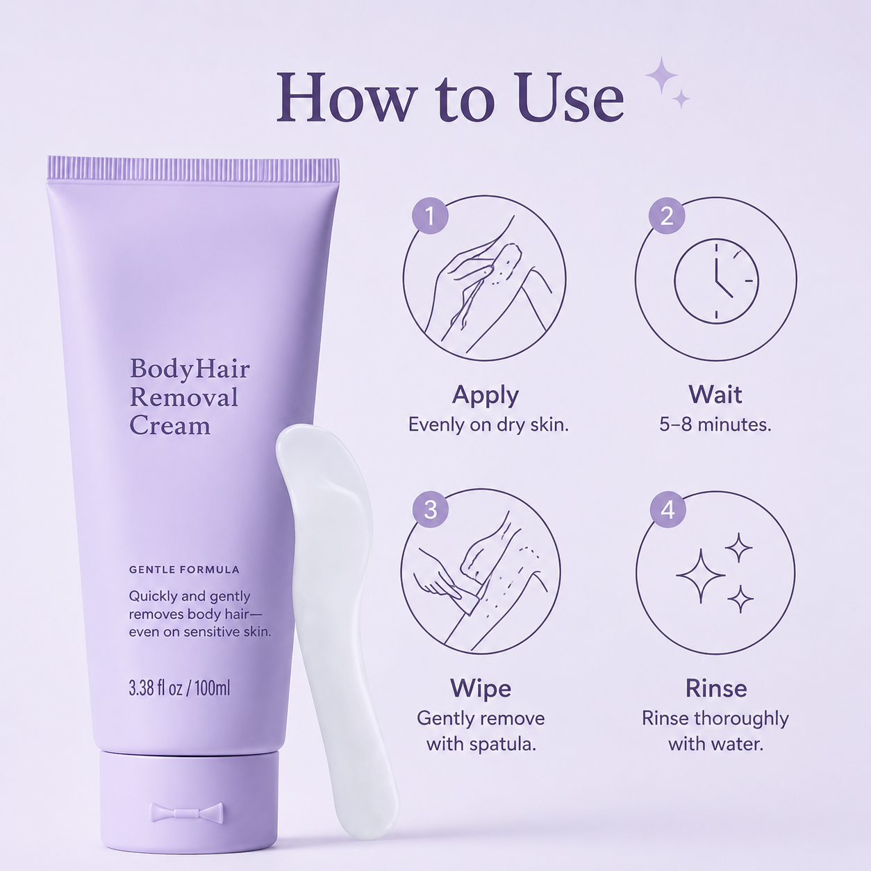 BareBliss™ Premium Hair Removal Cream