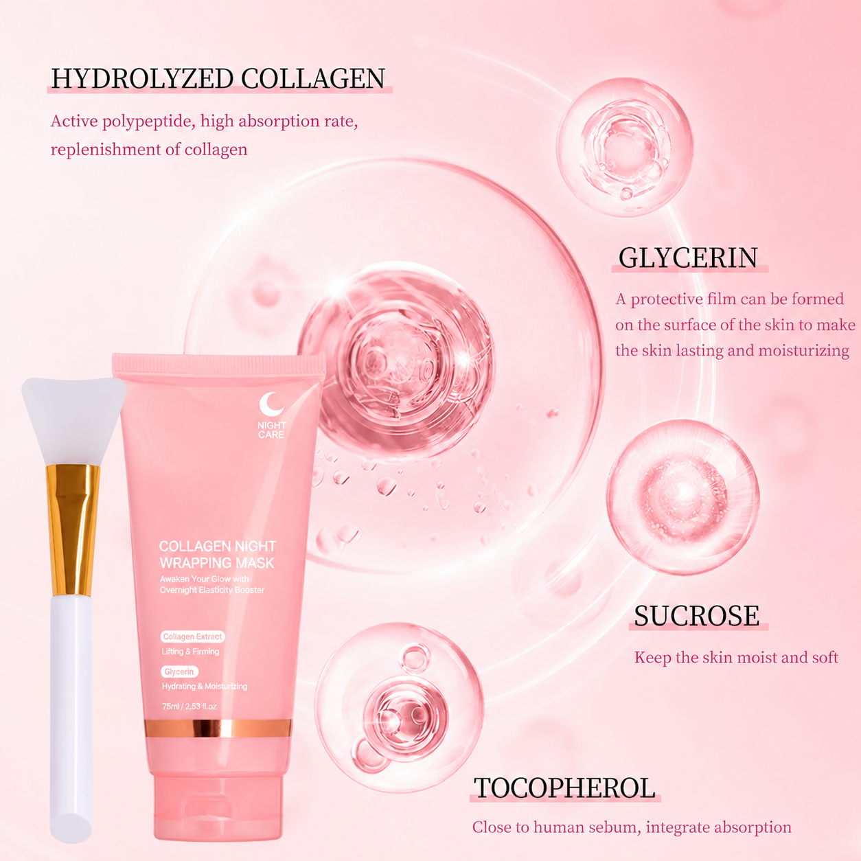 DreamDew™ Premium Collagen Night Mask