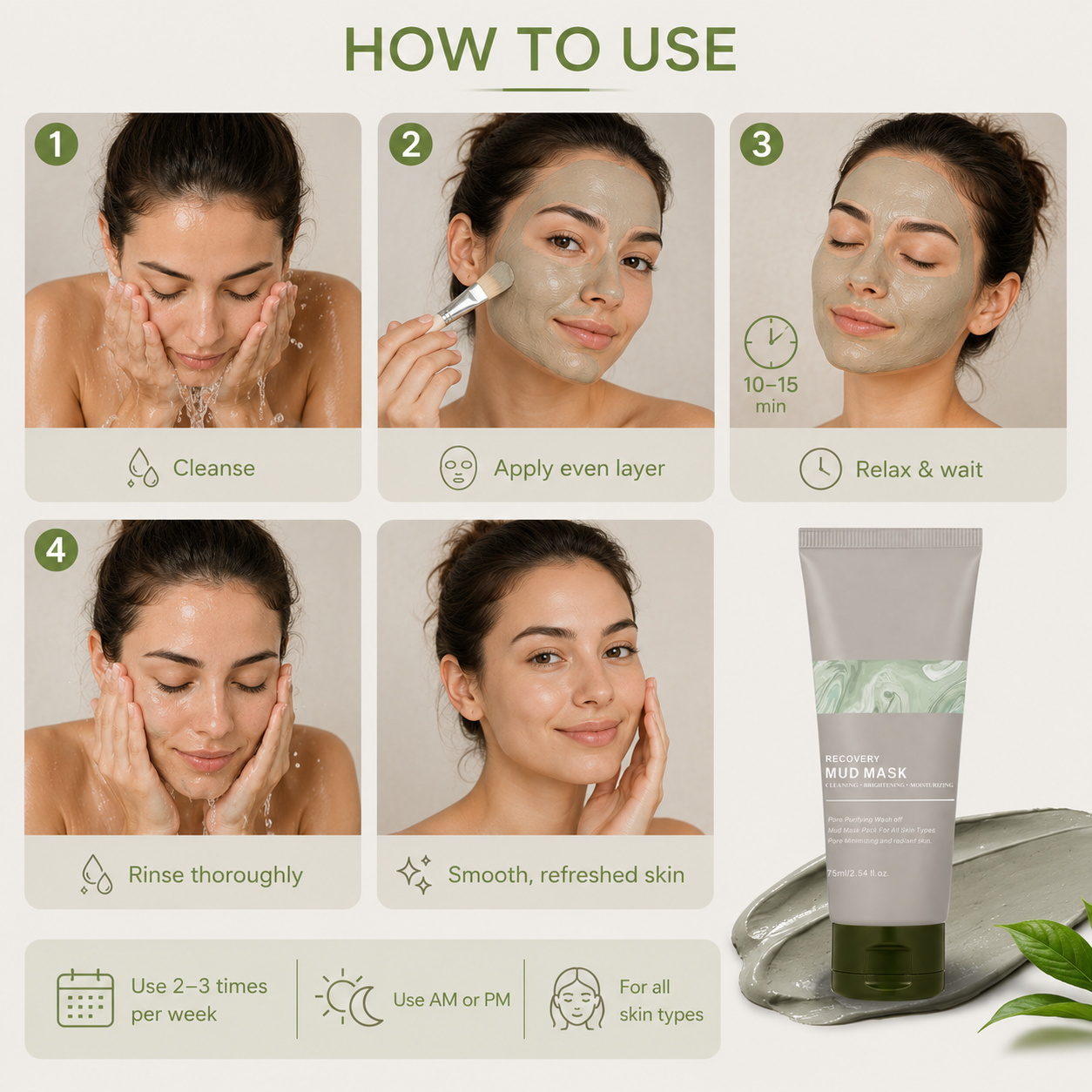 TerraRestore™- Premium Recovery Mud Mask